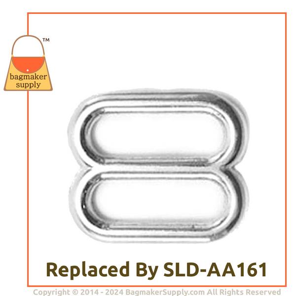 Representative Image of 5/8 Inch Cast Slide, Nickel Finish (SLD-AA010))