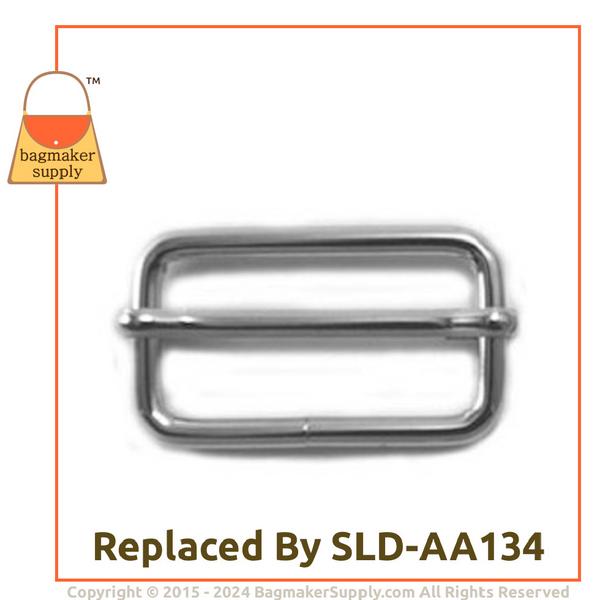 Representative Image of 1-1/2 Inch Moving Bar Slide, 4 mm Gauge, Nickel Finish (SLD-AA024))
