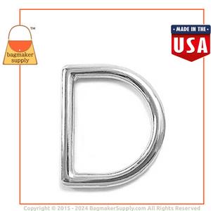 Representative Image of 1-1/4 Inch Cast D Ring, Nickel Finish