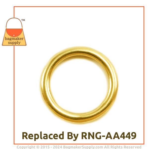 Representative Image of 1 Inch Cast O Ring, Solid Brass (RNG-AA149))